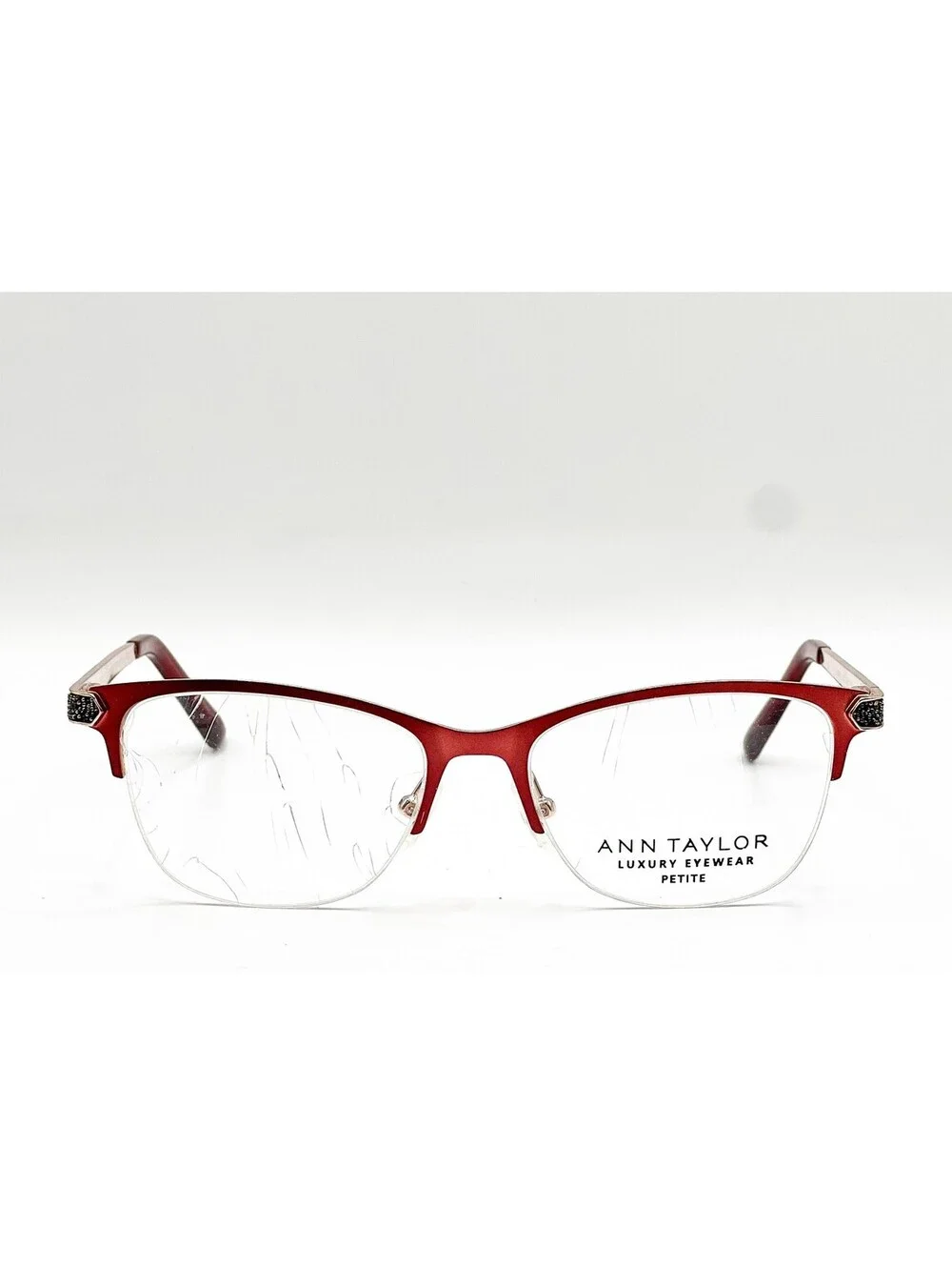 Ann Taylor Atp012 C02 Burgundy Authentic Eyeglasses 50-16-130